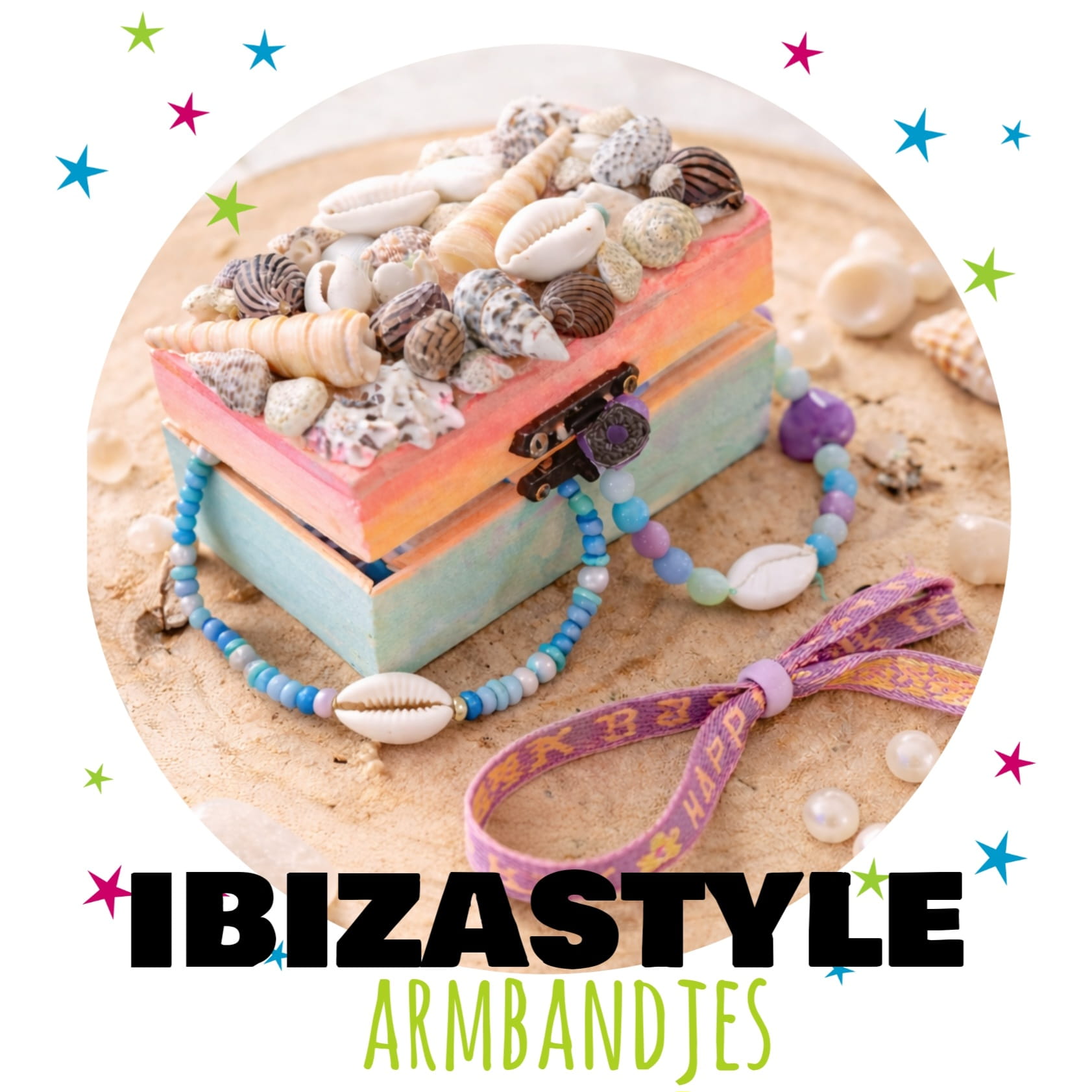 Ibiza style armbandjes